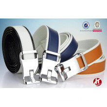 latest stlye men's fashion multiple colors leather pin buckle belt